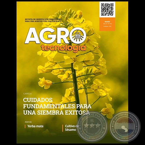 AGROTECNOLOGÍA – REVISTA DIGITAL - MARZO - AÑO 10 - NÚMERO 118 - AÑO 2021 - PARAGUAY